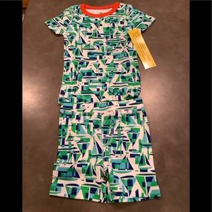 NWT J. Crew Boy’s 2-piece Sailboat Nautical Short Sleeve Pajama Set Size 3